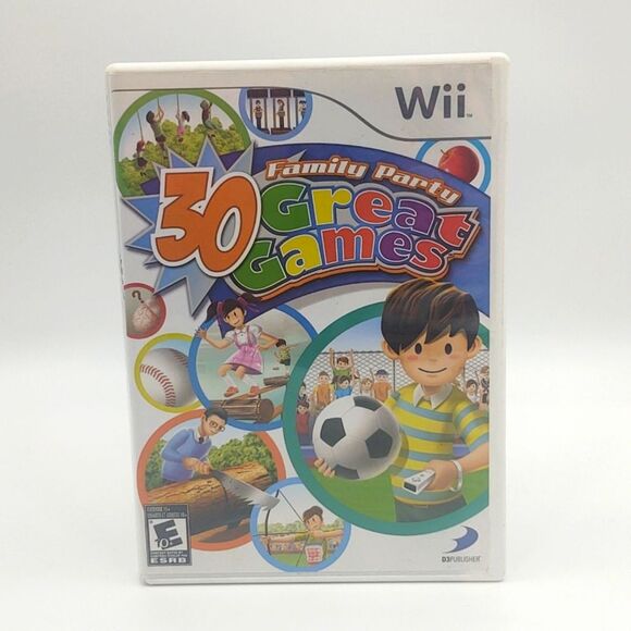 Family Party 30 Great Games for Nintendo Wii Game with Instruction Manua… - Picture 1 of 4